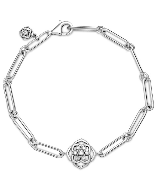 PANDORA（パンドラ）の「ローズペタル リンク チェーン ブレスレット