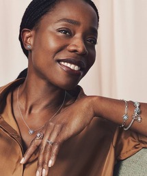 PANDORA（パンドラ）の「ローズペタル リンク チェーン ブレスレット