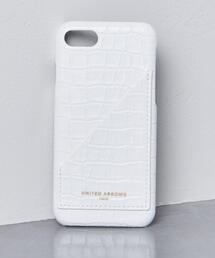 【WEB限定】＜UNITED ARROWS＞ マイクロファイバー スタンプクロコ  I PHONE SE