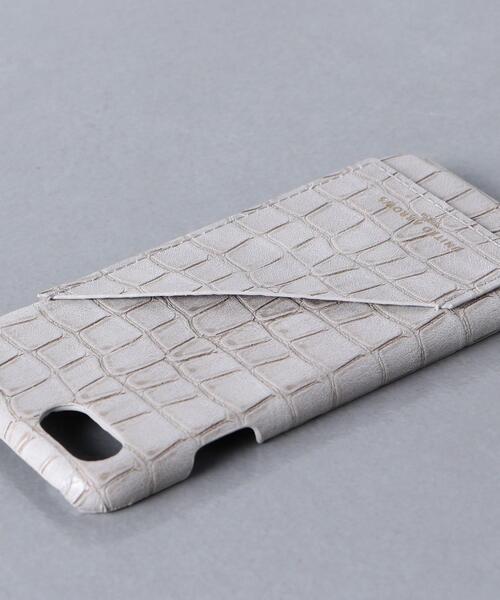 UNITED ARROWS（ユナイテッドアローズ）の「【WEB限定】＜UNITED ARROWS＞ マイクロファイバー スタンプクロコ  I PHONE SE（スマホケース/カバー・メンズ・ホワイト/ブラック/グレー・FREE）」の6枚目の写真