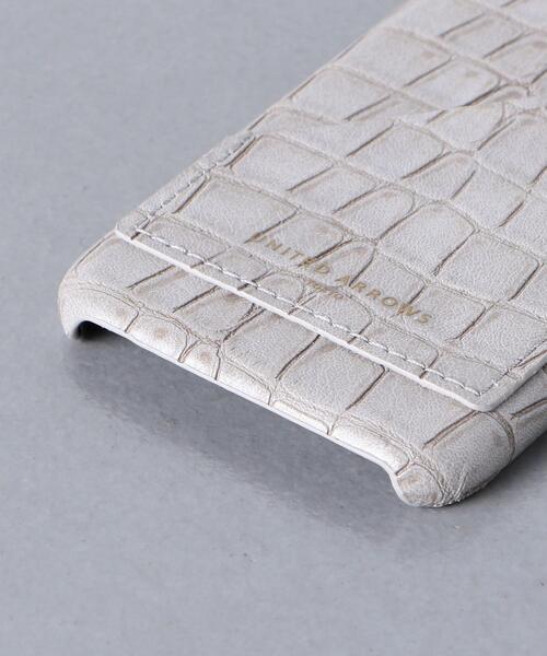 UNITED ARROWS（ユナイテッドアローズ）の「【WEB限定】＜UNITED ARROWS＞ マイクロファイバー スタンプクロコ  I PHONE SE（スマホケース/カバー・メンズ・ホワイト/ブラック/グレー・FREE）」の8枚目の写真