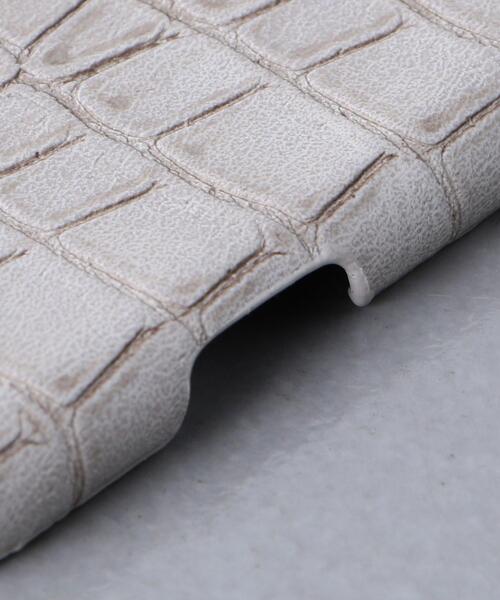 UNITED ARROWS（ユナイテッドアローズ）の「【WEB限定】＜UNITED ARROWS＞ マイクロファイバー スタンプクロコ  I PHONE SE（スマホケース/カバー・メンズ・ホワイト/ブラック/グレー・FREE）」の9枚目の写真