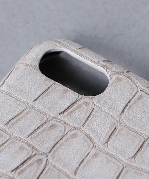 UNITED ARROWS（ユナイテッドアローズ）の「【WEB限定】＜UNITED ARROWS＞ マイクロファイバー スタンプクロコ  I PHONE SE（スマホケース/カバー・メンズ・ホワイト/ブラック/グレー・FREE）」の10枚目の写真