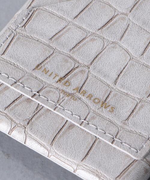 UNITED ARROWS（ユナイテッドアローズ）の「【WEB限定】＜UNITED ARROWS＞ マイクロファイバー スタンプクロコ  I PHONE SE（スマホケース/カバー・メンズ・ホワイト/ブラック/グレー・FREE）」の11枚目の写真