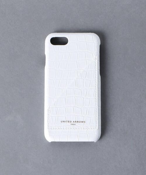 UNITED ARROWS（ユナイテッドアローズ）の「【WEB限定】＜UNITED ARROWS＞ マイクロファイバー スタンプクロコ  I PHONE SE（スマホケース/カバー・メンズ・ホワイト/ブラック/グレー・FREE）」の13枚目の写真