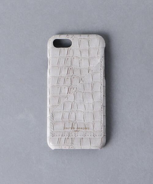 UNITED ARROWS（ユナイテッドアローズ）の「【WEB限定】＜UNITED ARROWS＞ マイクロファイバー スタンプクロコ  I PHONE SE（スマホケース/カバー・メンズ・ホワイト/ブラック/グレー・FREE）」の15枚目の写真