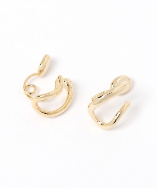 LOWRYS FARM(ローリーズファーム)の「ループフィットイヤリング 218524(イヤリング・レディース・シルバー/ゴールド/ブラック系その他/ベージュ/ブラウン/キャメル/モカ/ブラウン系その他/シルバー系その他/ゴールド系その他・FREE)」の4枚目の写真