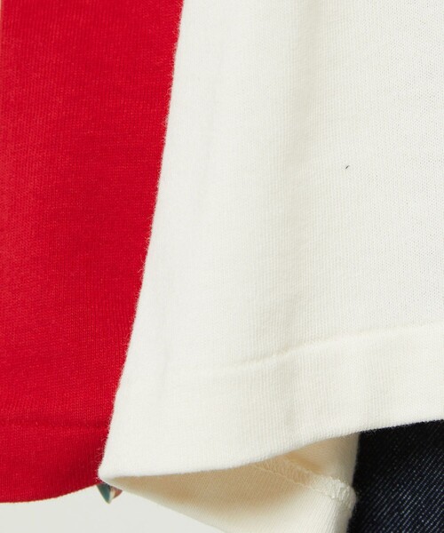 FREAK'S STORE(フリークスストア)の「TOWN CRAFT × FREAK'S STORE/タウンクラフト 別注 ベースボールTシャツ(Tシャツ/カットソー・レディース・レッド/ブラック/グリーン/ブルー・フリ-)」の13枚目の写真