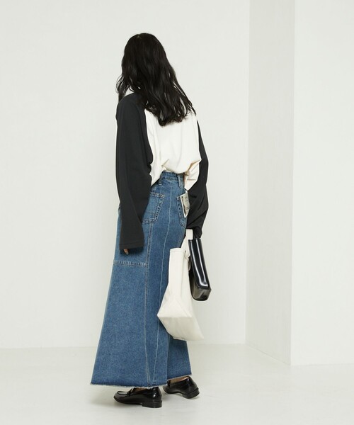 FREAK'S STORE(フリークスストア)の「TOWN CRAFT × FREAK'S STORE/タウンクラフト 別注 ベースボールTシャツ(Tシャツ/カットソー・レディース・レッド/ブラック/グリーン/ブルー・フリ-)」の16枚目の写真