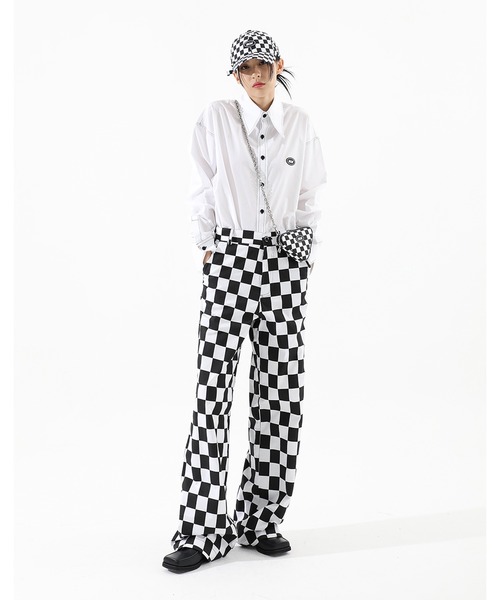 BASIC COTTON(ベーシックコットン)の「A'GEM/9 × .kom『BASIC COTTON/ベーシックコットン』BCN stitch over shirt/ベーシック ステッチ オーバーシャツ ボタンダウン(シャツ/ブラウス・レディース・ホワイト/ブラック・FREE)」の11枚目の写真