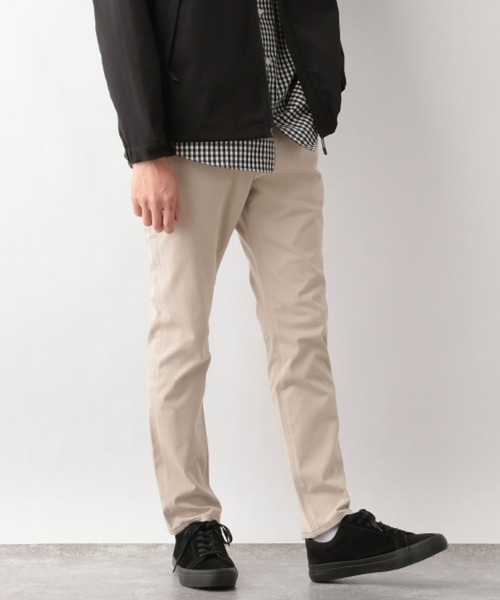 GLOBAL WORK（グローバルワーク）の「モーションテックスキニー/952567（その他パンツ・メンズ・ホワイト系その他2/ブラック/その他/ベージュ/ダークブラウン/カーキ/ネイビー/グレー/ベージュ系その他/グリーン/グレー系9/ホワイト/オフホワイト/ベージュ系その他3/ダークグリーン/グレー系その他4/キャメル/ブラウン系その他/グリーン系その他7/グレー系その他7/ライトブルー・X-SMALL/X-LARGE/LARGE/MEDIUM/2XS/SMALL）」の2枚目の写真