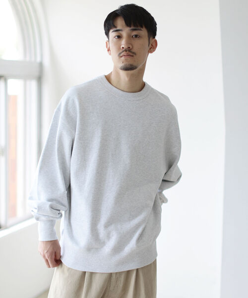 BEAMS（ビームス）の「BEAMS / ルーズ ヘビーウェイト クルーネック スウェット（スウェット・メンズ・ネイビー/ブラック系その他/ブラック・LARGE/X-LARGE/SMALL/MEDIUM）」の3枚目の写真