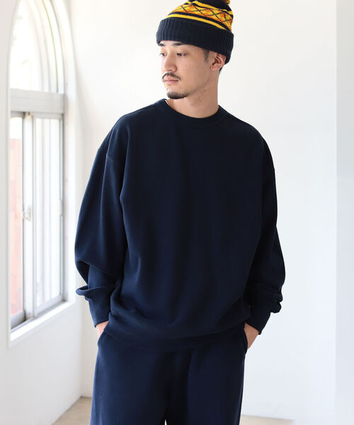 BEAMS（ビームス）の「BEAMS / ルーズ ヘビーウェイト クルーネック スウェット（スウェット・メンズ・ネイビー/ブラック系その他/ブラック・LARGE/X-LARGE/SMALL/MEDIUM）」の12枚目の写真