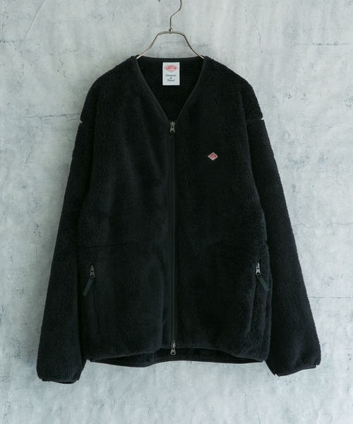 DANTON（ダントン）の「『WEB限定』DANTON HIGH PILE ZIP V-NECK