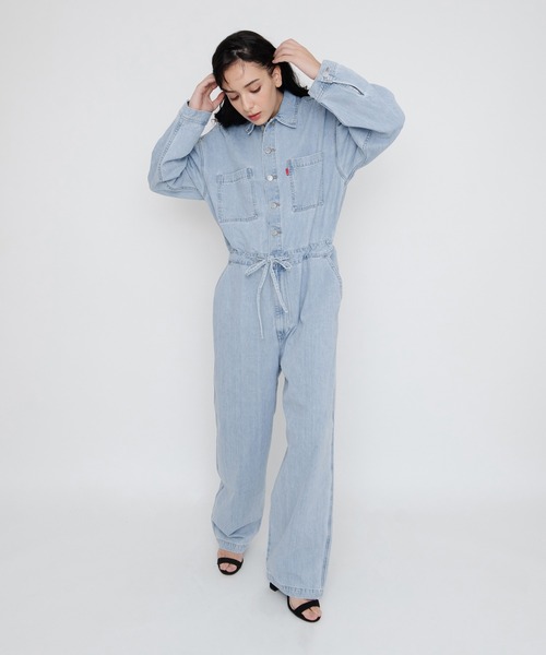 Levi's（リーバイス）の「ROOMY JUMPSUIT IN MY FEELS（つなぎ/オールインワン・レディース・ライトインディゴブルー・M/XS/S）」の17枚目の写真