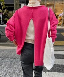 SHENERY | バックスリットニットプルオーバー(ニット/セーター)