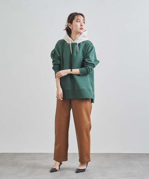 coen（コーエン）の「フェイクレザーテーパードパンツ（その他パンツ・レディース・ブラック/ブラウン・MEDIUM/LARGE）」の16枚目の写真