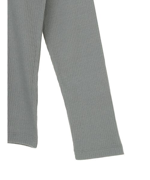 earth music&ecology(アースミュージックアンドエコロジー)の「チェーン柄リブ長袖ハイネックプルオーバー *(Tシャツ/カットソー・レディース・ブラック/ブラウン/オフホワイト/ミント/ラベンダー/ライトベージュ・S/M)」の21枚目の写真