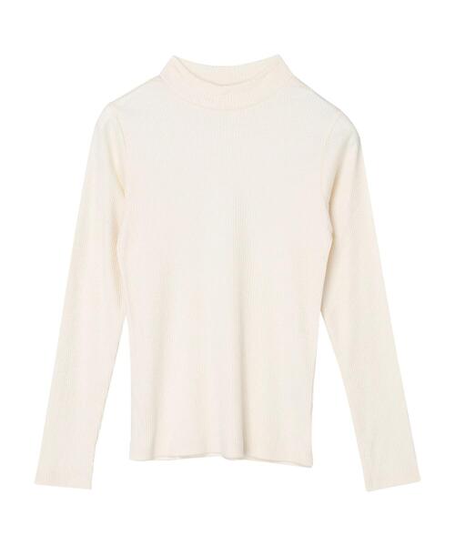 earth music&ecology(アースミュージックアンドエコロジー)の「チェーン柄リブ長袖ハイネックプルオーバー *(Tシャツ/カットソー・レディース・ブラック/ブラウン/オフホワイト/ミント/ラベンダー/ライトベージュ・S/M)」の17枚目の写真