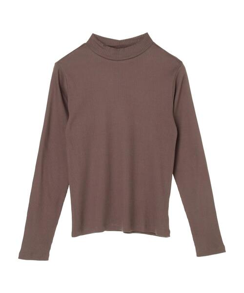 earth music&ecology(アースミュージックアンドエコロジー)の「チェーン柄リブ長袖ハイネックプルオーバー *(Tシャツ/カットソー・レディース・ブラック/ブラウン/オフホワイト/ミント/ラベンダー/ライトベージュ・S/M)」の14枚目の写真