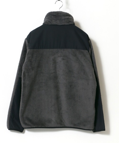 CONVERSE（コンバース）の「CONVERSE/コンバース ボアフリース 切替 フルジップスタンドジャケット（ブルゾン・メンズ・ブラック/ベージュ/カーキ/チャコール/ベージュ系その他・LL/M/L）」の12枚目の写真