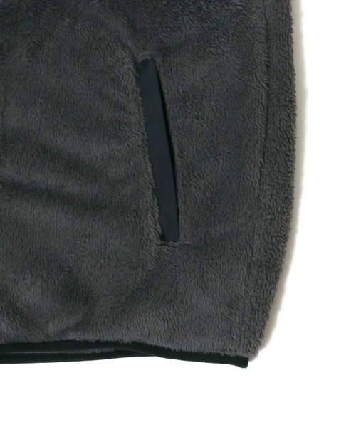 CONVERSE（コンバース）の「CONVERSE/コンバース ボアフリース 切替 フルジップスタンドジャケット（ブルゾン・メンズ・ブラック/ベージュ/カーキ/チャコール/ベージュ系その他・LL/M/L）」の16枚目の写真