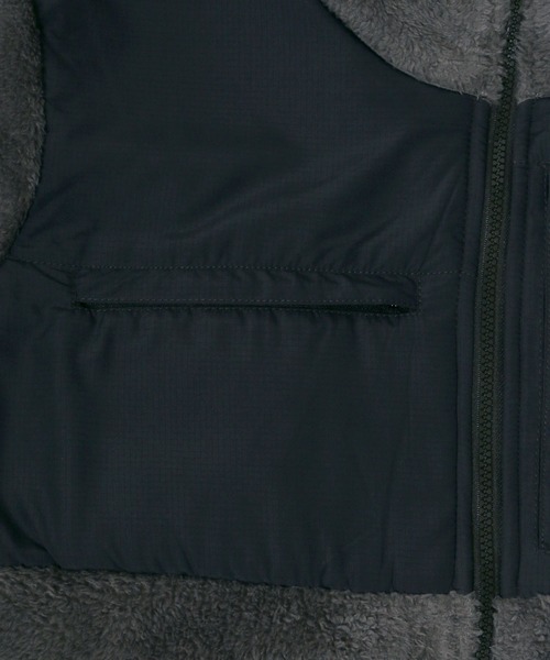 CONVERSE（コンバース）の「CONVERSE/コンバース ボアフリース 切替 フルジップスタンドジャケット（ブルゾン・メンズ・ブラック/ベージュ/カーキ/チャコール/ベージュ系その他・LL/M/L）」の13枚目の写真