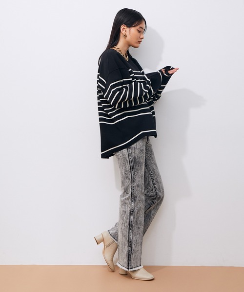 ADAM ET ROPE'（アダムエロペ）の「〈追加〉ストレッチショートブーツ（ブーツ・レディース・ブラック/オフホワイト/キャメル・23.5cm/24.5cm/23.0cm/24.0cm）」の17枚目の写真