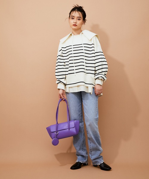 ADAM ET ROPE'（アダムエロペ）の「〈追加〉ストレッチショートブーツ（ブーツ・レディース・ブラック/オフホワイト/キャメル・23.5cm/24.5cm/23.0cm/24.0cm）」の20枚目の写真