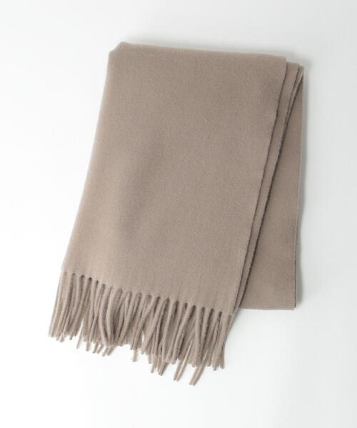 BEAUTY&YOUTH UNITED ARROWS(ビューティーアンドユースユナイテッドアローズ)の「BY ソリッドストール(ストール/ショール・レディース・ライム/ワインレッド/モカ/ナチュラル/コバルトブルー・FREE)」の2枚目の写真