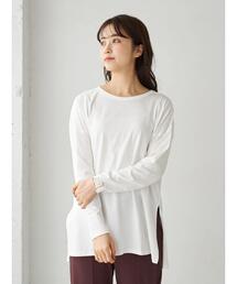 earth music&ecology | スクエアヘムカットチュニック＊(Tシャツ/カットソー)