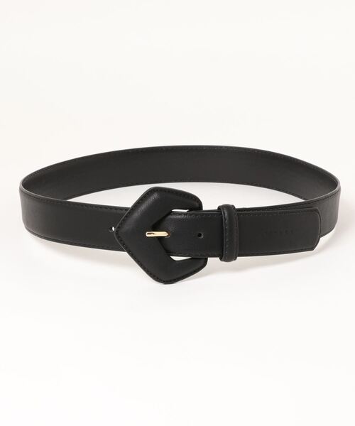 SISLEY（シスレー）の「フェイクレザーアシメバックルベルト（ベルト・レディース・ライトベージュ/ブラック・MEDIUM/LARGE/SMALL/X-SMALL）」の6枚目の写真