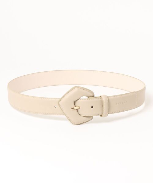 SISLEY（シスレー）の「フェイクレザーアシメバックルベルト（ベルト・レディース・ライトベージュ/ブラック・MEDIUM/LARGE/SMALL/X-SMALL）」の4枚目の写真