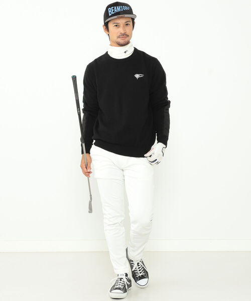 BEAMS GOLF ORANGE LABEL 中綿 切替 プルオーバー ニット BEAMS GOLF ORANGE LABEL / 中綿 切替 プルオーバー ニット
