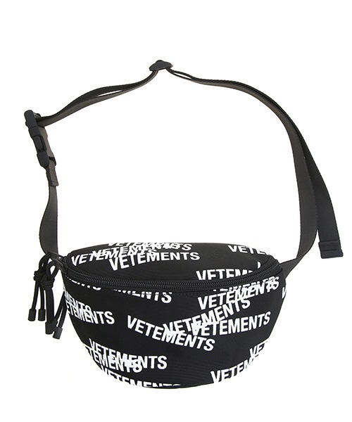 VETEMENTS（ヴェトモン）の「VETEMENTS / ヴェトモン：STAMPED LOGO FANNY PACK：UA52BA300[RIP]（ショルダーバッグ・メンズ・ブラック・FREE）」の6枚目の写真