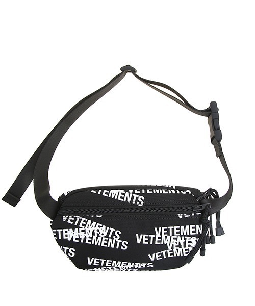 VETEMENTS（ヴェトモン）の「VETEMENTS / ヴェトモン：STAMPED LOGO FANNY PACK：UA52BA300[RIP]（ショルダーバッグ・メンズ・ブラック・FREE）」の7枚目の写真