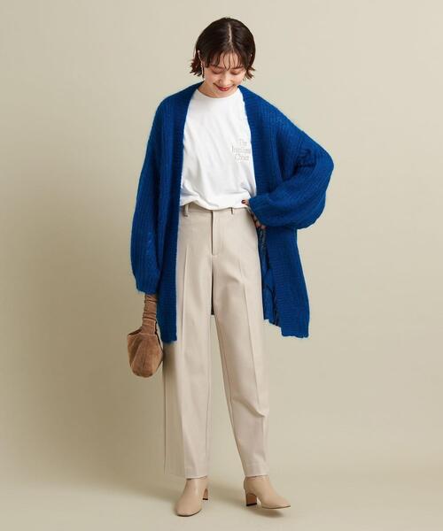 BEAUTY&YOUTH UNITED ARROWS（ビューティーアンドユースユナイテッドアローズ）の「BY バックゴムワイドストレートパンツ -ウォッシャブル- ∴（その他パンツ・レディース・ブラック/ダークグリーン/ブラウン/オフホワイト・S/M/L）」の11枚目の写真