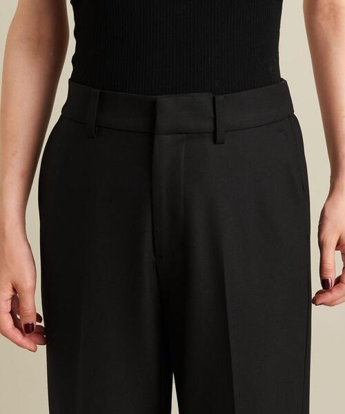BEAUTY&YOUTH UNITED ARROWS（ビューティーアンドユースユナイテッドアローズ）の「BY バックゴムワイドストレートパンツ -ウォッシャブル- ∴（その他パンツ・レディース・ブラック/ダークグリーン/ブラウン/オフホワイト・S/M/L）」の20枚目の写真