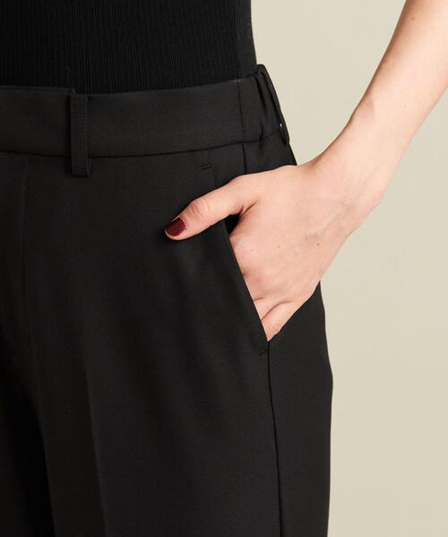 BEAUTY&YOUTH UNITED ARROWS（ビューティーアンドユースユナイテッドアローズ）の「BY バックゴムワイドストレートパンツ -ウォッシャブル- ∴（その他パンツ・レディース・ブラック/ダークグリーン/ブラウン/オフホワイト・S/M/L）」の21枚目の写真