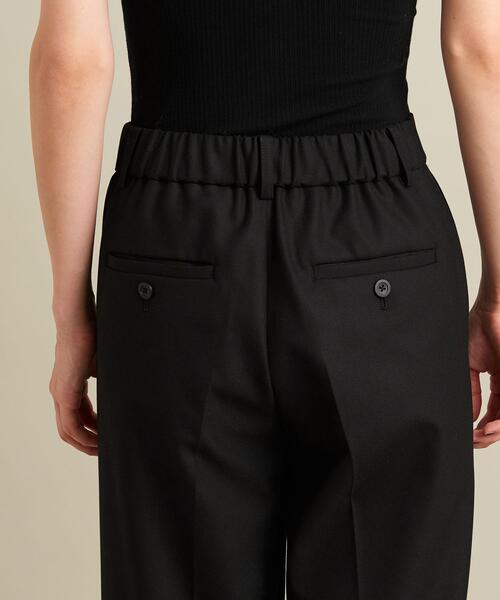 BEAUTY&YOUTH UNITED ARROWS（ビューティーアンドユースユナイテッドアローズ）の「BY バックゴムワイドストレートパンツ -ウォッシャブル- ∴（その他パンツ・レディース・ブラック/ダークグリーン/ブラウン/オフホワイト・S/M/L）」の22枚目の写真