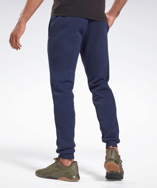 Reebok（リーボック）の「 アイデンティティ ジョガー / Identity Joggers（スウェットパンツ・メンズ・ブラック/ネイビー/ヘザーグレー・SMALL/MEDIUM/LARGE/X-LARGE/XX-LARGE/X-SMALL/XXX-LARGE）」の12枚目の写真