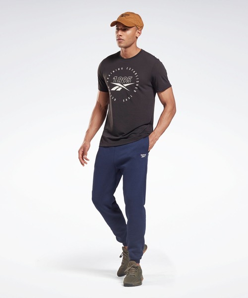 Reebok（リーボック）の「 アイデンティティ ジョガー / Identity Joggers（スウェットパンツ・メンズ・ブラック/ネイビー/ヘザーグレー・SMALL/MEDIUM/LARGE/X-LARGE/XX-LARGE/X-SMALL/XXX-LARGE）」の15枚目の写真