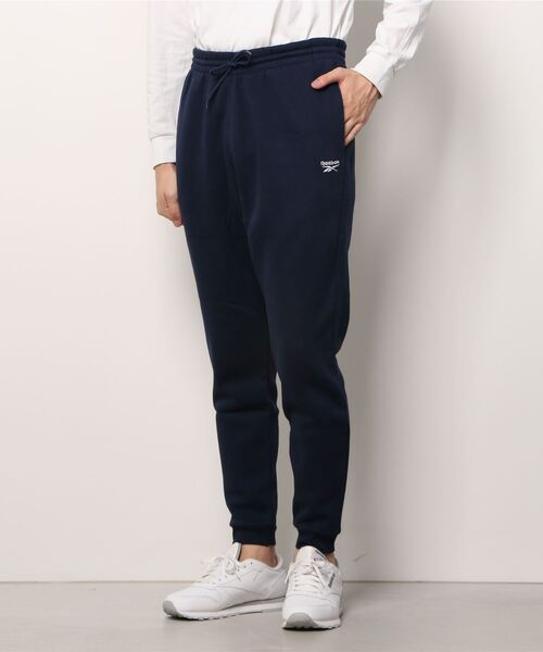 Reebok（リーボック）の「 アイデンティティ ジョガー / Identity Joggers（スウェットパンツ・メンズ・ブラック/ネイビー/ヘザーグレー・SMALL/MEDIUM/LARGE/X-LARGE/XX-LARGE/X-SMALL/XXX-LARGE）」の5枚目の写真