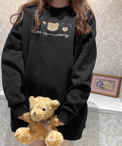 半額 クーポン付 セール th Anniversaryクマトレーナー ワンピース Rojita ロジータ のファッション 売上 激安 Arenatheatre Net