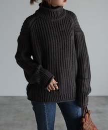 【2021-2022 A/W】片畦ロールニット