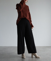 【2021-2022 A/W】片畦ロールニット
