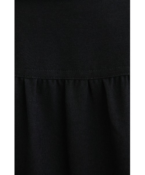 STYLEMIXER（スタイルミキサー）の「ビッグカラーピンタックフレアワンピース（ワンピース・レディース・ブラック/ブラウン・MEDIUM/SMALL）」の10枚目の写真