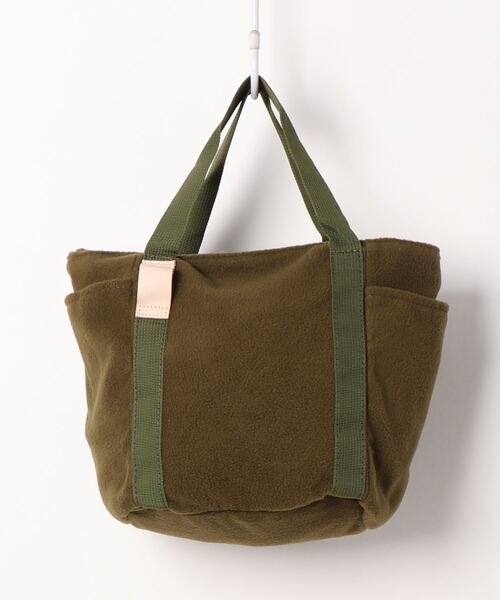 PUAL CE CIN（ピュアルセシン）の「WINTER SMAL TOTE／ボア スモールトートバッグ（トートバッグ・レディース・カーキ/ブラウン/ブラック/アイボリー・FREE）」の4枚目の写真
