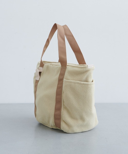 PUAL CE CIN（ピュアルセシン）の「WINTER SMAL TOTE／ボア スモールトートバッグ（トートバッグ・レディース・カーキ/ブラウン/ブラック/アイボリー・FREE）」の14枚目の写真