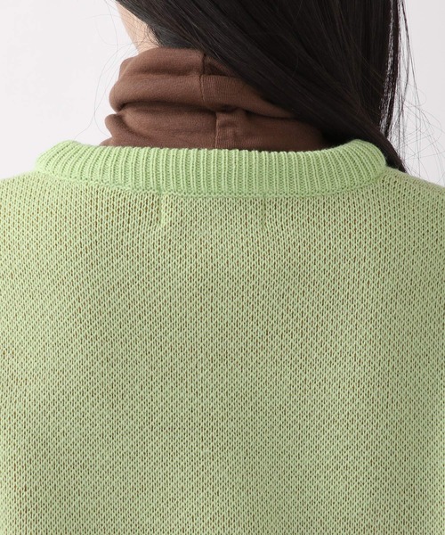 ROCKET x LUNCH(ロケットアンドランチ)の「ROCKET×LUNCH/R CAT JADORE プルオーバー 2237859(ニット/セーター・レディース・ブラック/ライトグリーン・SMALL)」の12枚目の写真